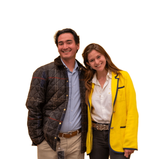 Two FlightPlan founders standing together.